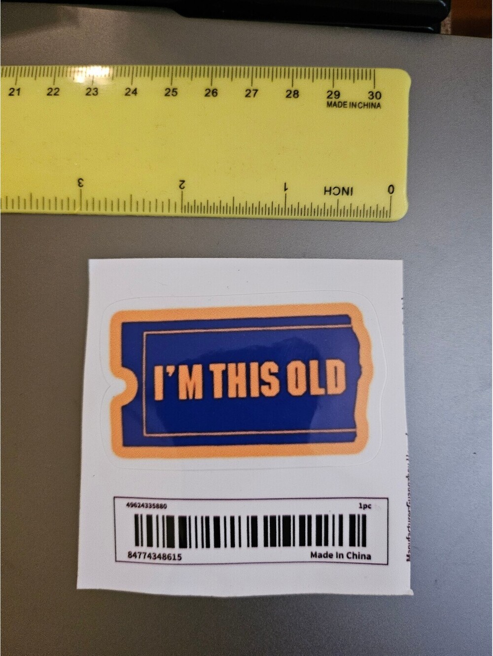Blockbuster Video "I'm this old" - vinyl Sticker - for laptop/bottle/etc - NEW